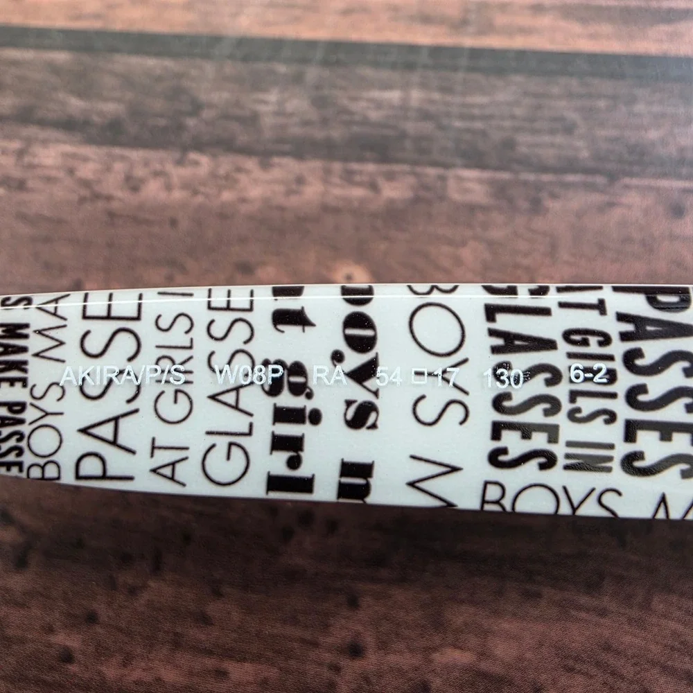 Kate‎ Spade Akira/P/S Black Glasses Boys Make Passes Interior 54-17-130